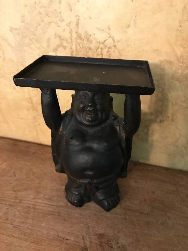 Buddha Cast Iron Business Card Holder Very Large Overland Park Buddha Cast Iron Business Card Holder Very Large Overland Park Estate Home Decor Equip Bid