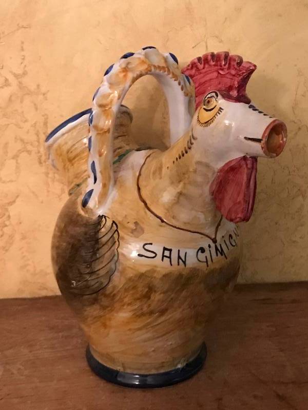 lot 58 image: Colorful Sangria Pitcher
