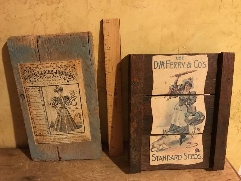 lot 144 image: Upcycled Wall Art from barnwoodvintage pallets