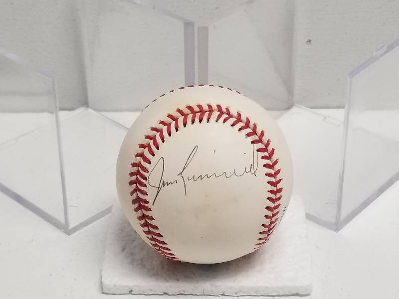 lot 1144 image: Jim Eisenreich Autographed American League Official Baseball w COA