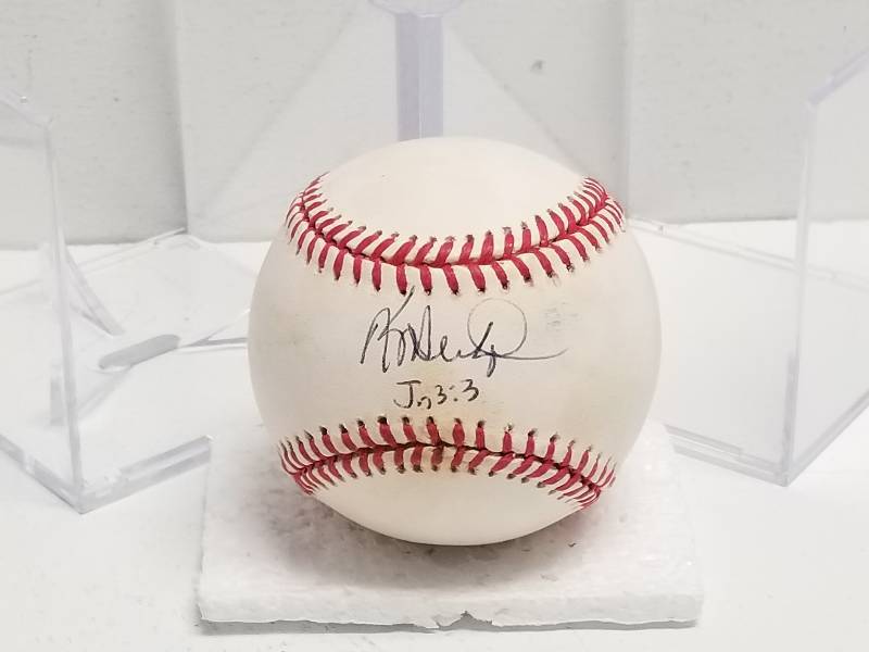 lot 1145 image: Kevin Seitzer Autographed American League Official Baseball Kansas City Royals w COA