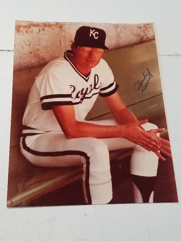 lot 1153 image: Paul Splitorff Autographed 8x10 Photo Print Kansas City Royals w COA