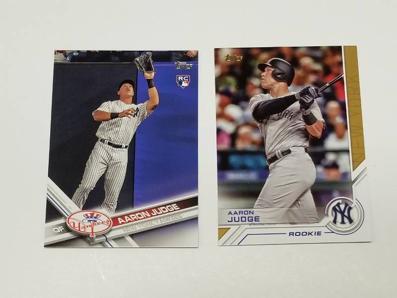 lot 1171 image: 2017 Topps Aaron Judge #169 Rookie Card Lot New York Yankees Phenom