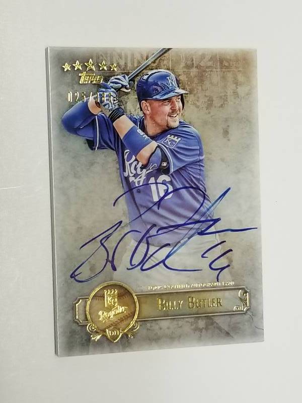 lot 1181 image: 2013 Topps Five Star Billy Butler Autographed Card Limited Kansas City Royals