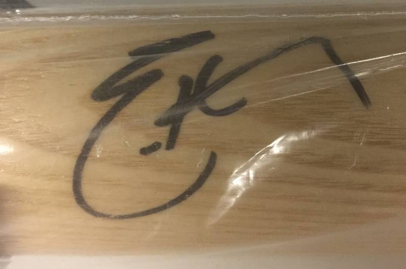 lot 1007 image: Signed Eric Hosmer Full Sized Official Rawlings Baseball Bat with James Spence Authentication and Certificate of Authenticity