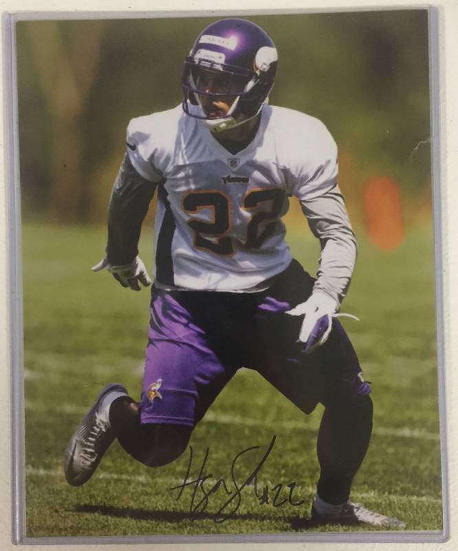 lot 1036 image: Signed 8x10 Harrison Smith Minnesota Vikings (former Notre Dame Fightin Irish) Glossy Photograph with Certificate of Authenticity