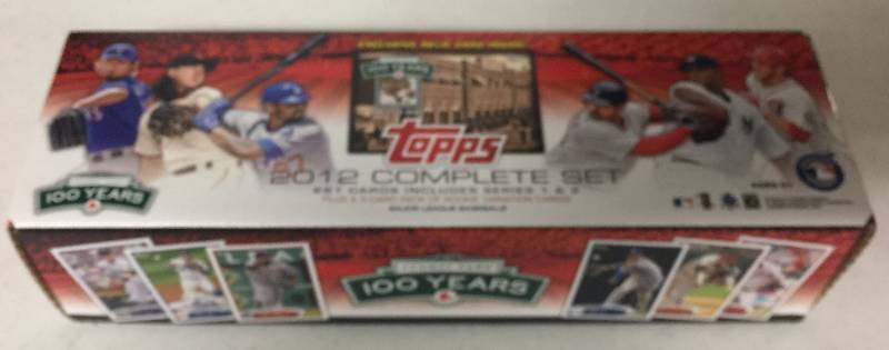 lot 1332 image: 2012 Topps Complete Set #1-660 Cards w Derek Jeter, Mike Trout, Yu Darvish RC, Yoenis Cespedes RC