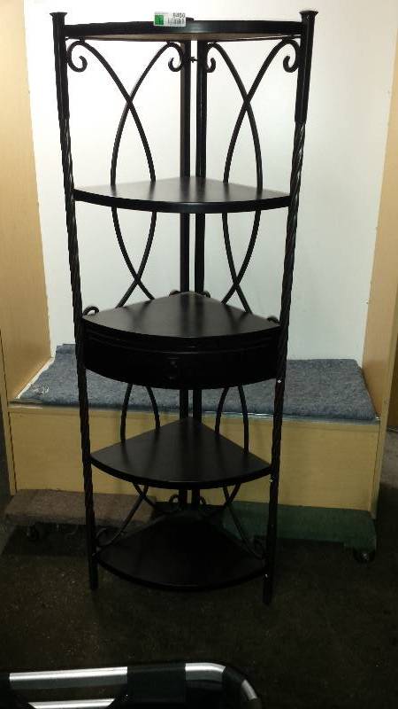 lot 8460 image: Corner Plant Rack