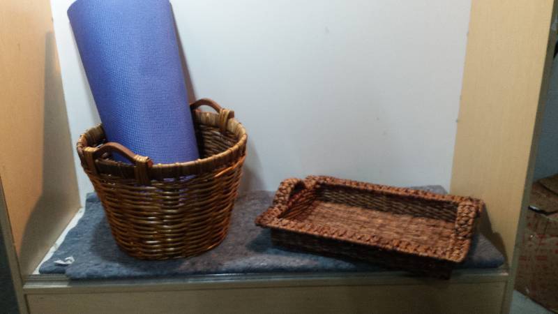 lot 8472 image: Wicker Basket Decor Lot