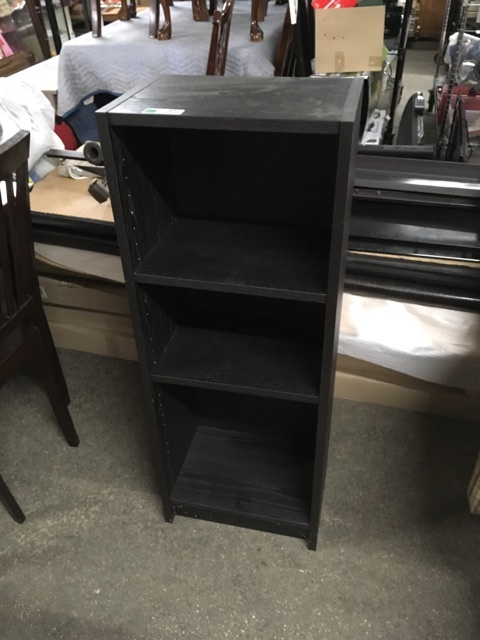 lot 8098 image: Small Black Shelf