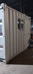 lot 201 image: Unused 10ft Office Container with Side Door and Window
