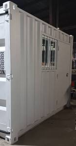 lot 200 image: Unused 10ft Office Container with Side Door and Window