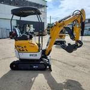 lot 287 image: Unused IRE20 - YANMAR 3TNV74F Mini Excavator - Canopy, Hydraulic Thumb Clamp, Side Swing, Widened Chassis, Foldable Dozer Blade, Pilot Control