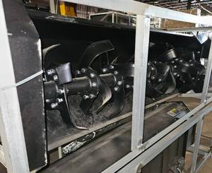 lot 476 image: 2025 Unused Skid Steer 72in Hydraulic Rotary Tiller Cultivator - Great For Gardens and Food Plots