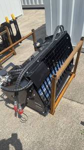 lot 160 image: Unused Concrete Mixer Skid Steer Loader Attachment
