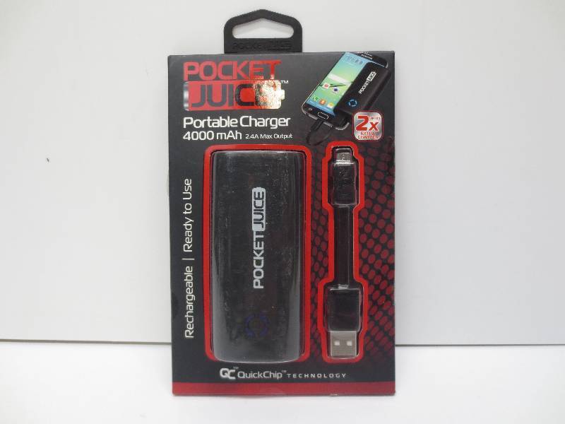 lot 2352 image: Pocket juice portable charger