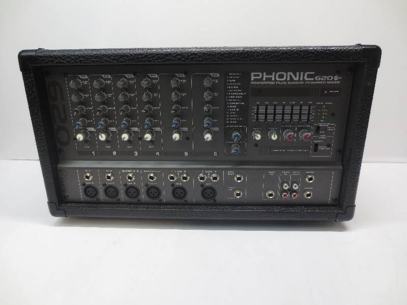 lot 3011 image: Phonic 620 plus powerpod mixer (for parts or repair only)