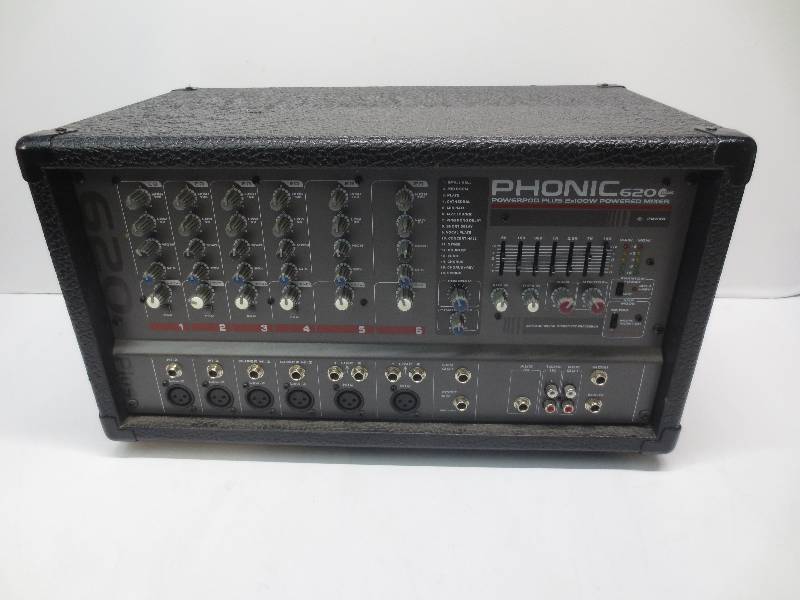 lot 3012 image: Phonic 620 plus powerpod mixer (for parts or repair only)