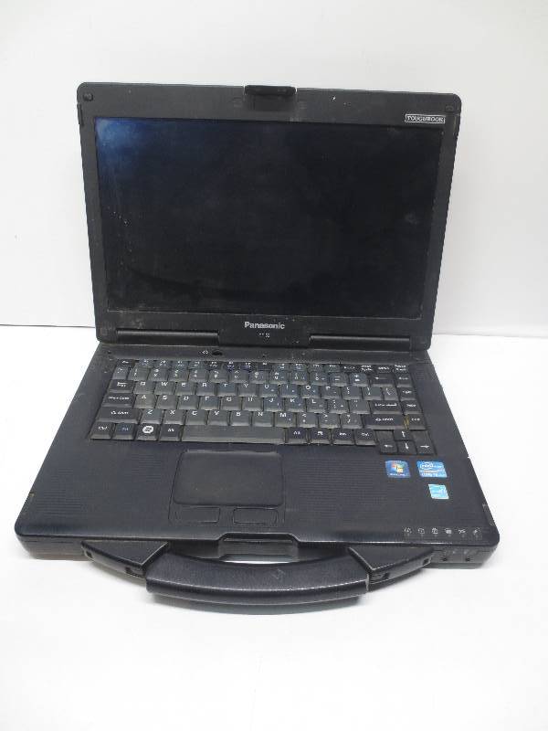 lot 3018 image: Panasonic toughbook cf-53 windows 7, intel core i5 vPro (for parts or repair only)
