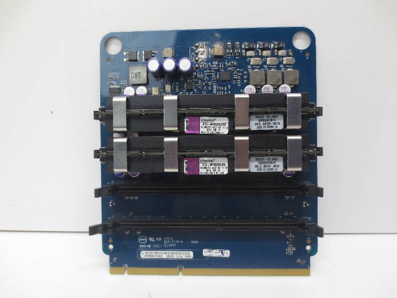 lot 3046 image: Memory Riser 820-2178-A, for Apple Mac Pro with 2 4 GB ddr2 ram
