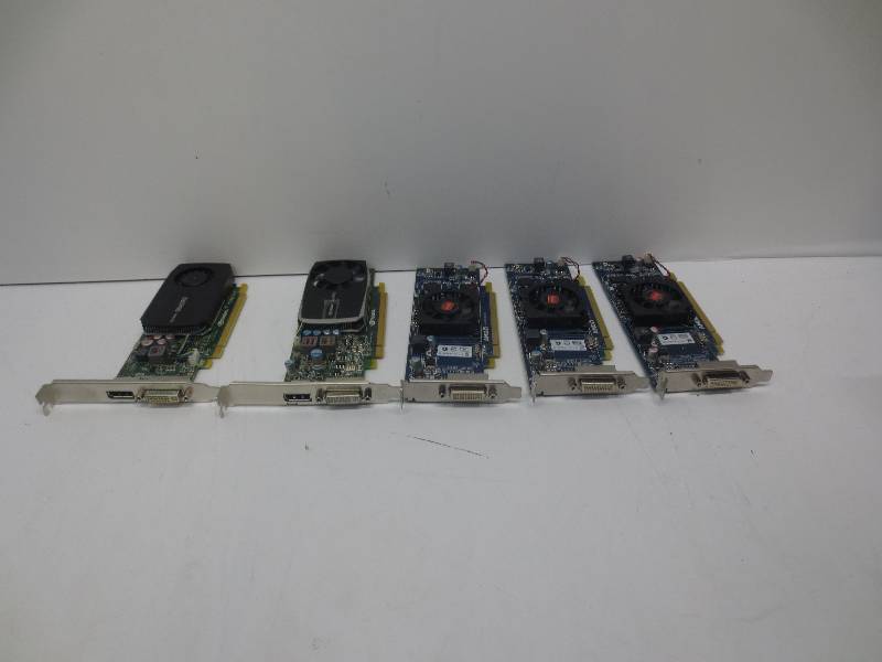 lot 3047 image: Lot of misc graphics cards