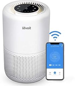 lot 1261 image: LEVOIT Air Purifiers for Home Large Room, Smart WiFi Alexa Control, H13 True HEPA Filter, Removes 99.97% of Pollutants, Covers up to 915 Sq.Foot, 24dB Quiet Cleaner for Bedroom, Core 200S, White (B08FJ678YK)