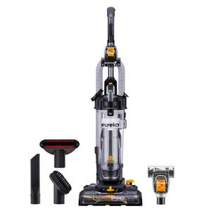 lot 1291 image: EUREKA PowerSpeed Lightweight Powerful Upright Vacuum Cleaner for Carpet and Hard Floor, Pet Turbo, Black,Yellow