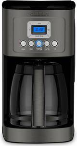lot 1303 image: Cuisinart Coffee Maker, 14 Cup Glass Carafe Coffee Machine, Fully Automatic for Brew Strength Control, 1-4 Cup Settings, Adjustable 24 Hour Start and Auto-Shut-Off Times, Black SS, DCC-3200BKSP1