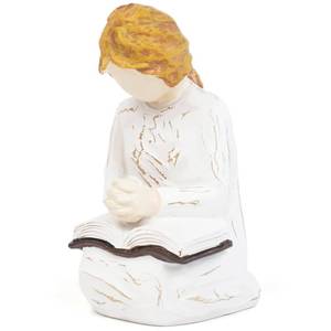 lot 2209 image: DASKALL Christian Gifts for Women Figurines, Woman Praying Religious Resin Statue Baptism Gifts for Girls, Christian Catholic Faith Home Decor, Sculpted Hand-Painted Figure