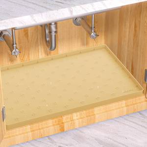 lot 2269 image: Sdpeia Under Sink Mat for 31 x 22 Cabinet, Upgraded Silicone Waterproof Mat Kitchen Cabinet Liner Cabinet Protector Kitchen Organizers and Storage