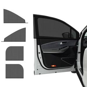lot 2293 image: Ohleats 4 PCS Car Window Shades, Auto Front Rear Side Window Sun Shades for Block Heat & UV Protection, Breathable Mesh Baby Window Screen Covers, Universal Car Accessories (SUV)