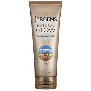 lot 2312 image: Jergens Natural Glow Firming Daily Moisturizer Medium to Tan Sunless Tanner Lotion  7.5 oz