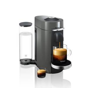 lot 11284 image: Nespresso Vertuo Plus Deluxe Coffee and Espresso Machine by De Longhi  Titan (As Is)