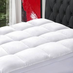 lot 11286 image: SOPAT Mattress Topper Queen Size Extra Thick Mattress Pad 8-21 Deep Pocket Soft Down Alternative Fill Mattress Protector Pillow Top Mattress Cover (60x80 Inches, White)