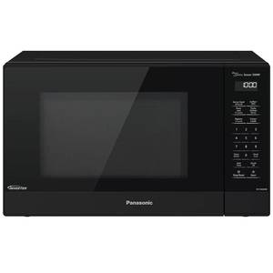 lot 11298 image: Panasonic NN-SN65KB Microwave Oven with Inverter Technology 1200W, 1.2 cu.ft. Small Genius Sensor One-Touch Cooking, Popcorn Button, Turbo Defrost-NN-SN65KB (Black)