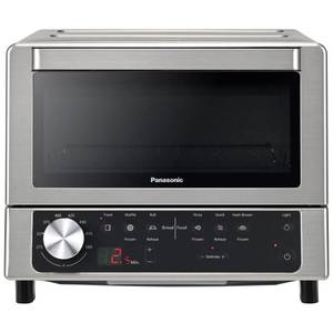 lot 11304 image: Panasonic FlashXpress Toaster Oven Countertop, 4-Slice Compact Size wDouble Infrared Heating, PFAS-free, 6 Auto Cook Options & Precise Temperature Control, 1300W - NB-G200P (Stainless Steel)