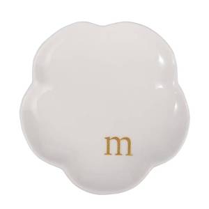 lot 16107 image: Ceramic Jewelry Tray, Initials Ring Dish Decorative Trinket Dish for Friends,Sister,Birthday for Women (m)