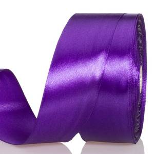lot 2417 image: YASEO 1 12 Inch Purple Solid Satin Ribbon, 50 Yards Craft Fabric Ribbon for Gift Wrapping Floral Bouquets Wedding Party Decoration