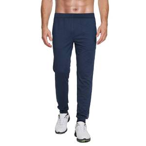 lot 3506 image: VANCAMEL Mens Running Sweatpants with Zipper Pockets Lightweight Drawstring Active Jogger Pants for Men Breathable Moisture Wicking Cobalt Heather, 2XL