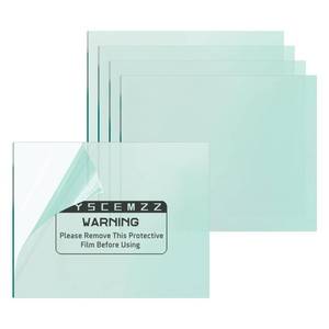 lot 4142 image: 5PCS - LYG-22800F Welding Helmet Replacement Lenses Inside Clear Cover Lens, 2 Pack