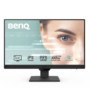 lot 5232 image: BenQ GW2490 24 Computer Monitor 100Hz FHD 1920x1080p IPS Eye-Care Tech VESA Mount Thin Bezel Low Blue Light Adaptive Brightness Wall Mount Built-in Speakers DisplayPort HDMI Port2