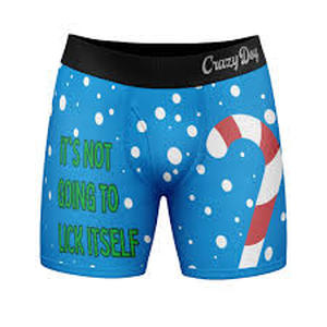lot 2282 image: Candy cane size medium underwear