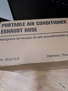 lot 1345 image: Portable AC Exhaust Hose 15cm5.9
