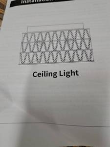lot 1351 image: Modern Macrame Ceiling Light Fixture Kit - New in Box