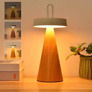 lot 1419 image: RISLG Camping Lantern Portable LED Table Lantern,Rechargeable, Touch Dimmable Modern Conical Lamp, IP44, Eco-Friendly White