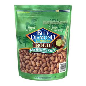 lot 2008 image: Blue Diamond Wasabi and Soy Sauce Almonds (40 Ounce)