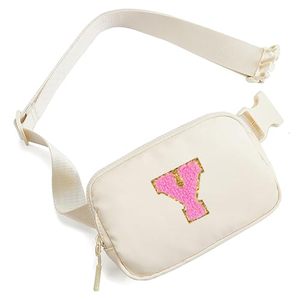 lot 2015 image: Belt Bag Fanny Pack for Teen Girl Women - Birthday Gifts for 5 6 7 8 9 10 11 12 13 Year Old Girls - Initial Crossbody Bag Preppy Cute Trendy Stuff Travel Essentials - Graduation Gifts for Her Beige Y