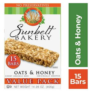 lot 2016 image: OATS & HONEY CHEWY GRANOLA BARS