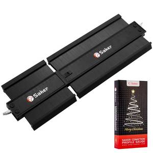 lot 2035 image: Saker Connection Profile Gauge-Adjustable Lock-Must Have Tool for DIY Handyman, Construction (510 INCH, BLACKBLACK)