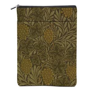 lot 2044 image: Floral Book Sleeve, Book Lover Gifts Book Cover, Flower Book Pouch Book Protector with Zipper, Book Club Gifts for Readers Women Female Her Grandma, Book Accessories Librarian Gifts